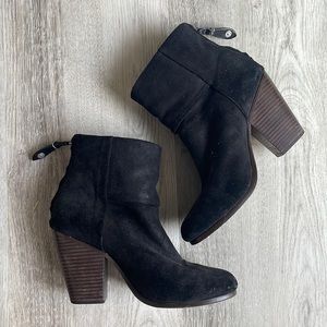 Rag & Bone Classic Newbury Ankle Booties, Black Suede